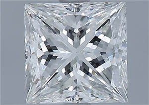 Foto Diamante Natural 1.68 quilates, Princesa , Color H, claridad VVS1 y certificado GIA de