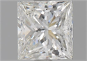 Natural Diamond 1.54 Carats, Princess with  Cut, H Color, VVS2 Clarity and Certified by GIA
