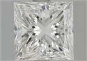 Natural Diamond 1.54 Carats, Princess with  Cut, H Color, SI1 Clarity and Certified by GIA