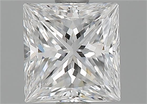 Foto Diamante Natural 1.02 quilates, Princesa , Color E, claridad VVS2 y certificado GIA de