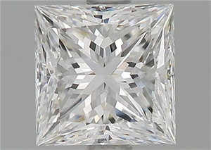 Foto Diamante Natural 1.50 quilates, Princesa , Color E, claridad VS1 y certificado GIA de