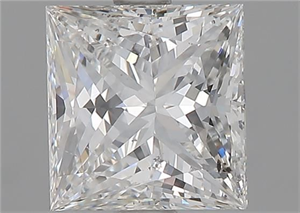 Foto Diamante Natural 1.51 quilates, Princesa , Color F, claridad SI1 y certificado GIA de