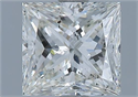 Diamante Natural 1.51 quilates, Princesa , Color J, claridad SI2 y certificado GIA