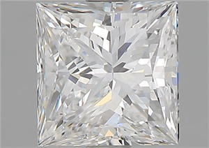 Foto Diamante Natural 1.50 quilates, Princesa , Color F, claridad VS2 y certificado GIA de