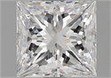 Diamante Natural 1.50 quilates, Princesa , Color H, claridad SI1 y certificado GIA
