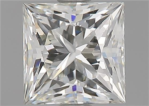 Picture of Natural Diamond 1.46 Carats, Princess with  Cut, H Color, VS1 Clarity and Certified by GIA