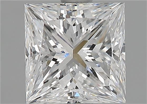 Foto Diamante Natural 1.51 quilates, Princesa , Color E, claridad VS1 y certificado GIA de