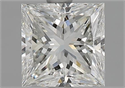 Natural Diamond 1.52 Carats, Princess with  Cut, H Color, VS2 Clarity and Certified by GIA