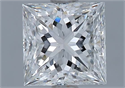 Natural Diamond 1.50 Carats, Princess with  Cut, G Color, VS1 Clarity and Certified by GIA