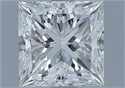 Natural Diamond 1.50 Carats, Princess with  Cut, H Color, VS1 Clarity and Certified by GIA