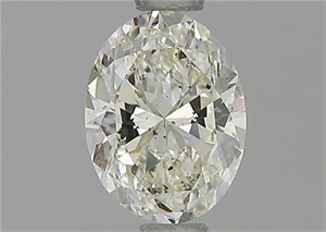 Picture of Natural Diamond 0.63 Carats, Oval with  Cut, L Color, SI2 Clarity and Certified by GIA