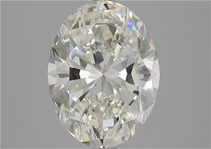 Picture of Natural Diamond 3.00 Carats, Oval with  Cut, I Color, VVS2 Clarity and Certified by GIA