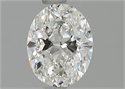 Diamante Natural 0.91 quilates, Ovalado , Color H, claridad VS2 y certificado GIA