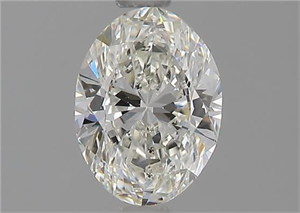 Picture of Natural Diamond 0.90 Carats, Oval with  Cut, H Color, SI2 Clarity and Certified by GIA