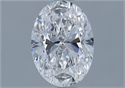 Natural Diamond 0.90 Carats, Oval with  Cut, E Color, VS1 Clarity and Certified by GIA