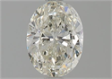 Diamante Natural 0.96 quilates, Ovalado , Color J, claridad SI2 y certificado GIA