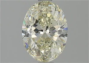 Picture of Natural Diamond 1.00 Carats, Oval with  Cut, M Color, SI2 Clarity and Certified by GIA