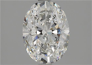 Picture of Natural Diamond 1.52 Carats, Oval with  Cut, F Color, VS2 Clarity and Certified by GIA