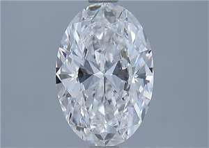 Picture of Natural Diamond 1.57 Carats, Oval with  Cut, E Color, VS1 Clarity and Certified by GIA