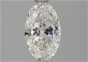 Natural Diamond 1.01 Carats, Oval with  Cut, I Color, SI1 Clarity and Certified by GIA
