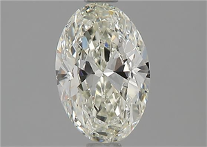 Picture of Natural Diamond 1.01 Carats, Oval with  Cut, J Color, VVS2 Clarity and Certified by GIA