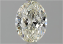 Natural Diamond 1.00 Carats, Oval with  Cut, J Color, VS2 Clarity and Certified by GIA