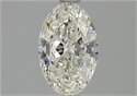 Natural Diamond 1.01 Carats, Oval with  Cut, K Color, VS1 Clarity and Certified by GIA