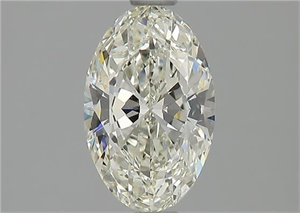Picture of Natural Diamond 1.01 Carats, Oval with  Cut, K Color, VS1 Clarity and Certified by GIA