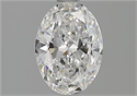 Natural Diamond 1.00 Carats, Oval with  Cut, E Color, SI2 Clarity and Certified by GIA