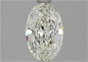 Natural Diamond 1.01 Carats, Oval with  Cut, J Color, VVS1 Clarity and Certified by GIA