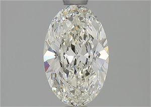 Picture of Natural Diamond 1.01 Carats, Oval with  Cut, J Color, VVS1 Clarity and Certified by GIA