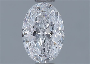 Foto Diamante Natural 0.50 quilates, Ovalado , Color D, claridad SI1 y certificado GIA de