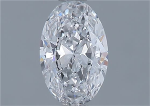 Foto Diamante Natural 0.50 quilates, Ovalado , Color D, claridad SI1 y certificado GIA de