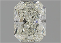 Natural Diamond 0.93 Carats, Radiant with  Cut, K Color, SI1 Clarity and Certified by GIA