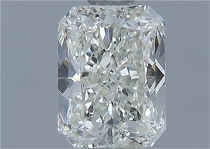 Picture of Natural Diamond 0.96 Carats, Radiant with  Cut, J Color, VS2 Clarity and Certified by GIA