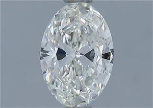 Picture of Natural Diamond 0.71 Carats, Oval with  Cut, J Color, VVS1 Clarity and Certified by GIA