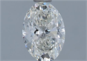 Natural Diamond 0.70 Carats, Oval with  Cut, H Color, VS1 Clarity and Certified by GIA