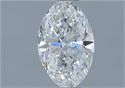 Diamante Natural 0.73 quilates, Ovalado , Color H, claridad VVS2 y certificado GIA