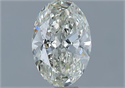 Natural Diamond 0.71 Carats, Oval with  Cut, J Color, IF Clarity and Certified by GIA