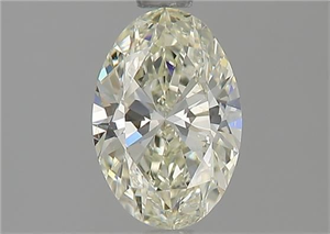 Picture of Natural Diamond 0.90 Carats, Oval with  Cut, L Color, SI1 Clarity and Certified by GIA