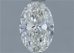 Picture of Natural Diamond 0.77 Carats, Oval with  Cut, I Color, VVS2 Clarity and Certified by GIA