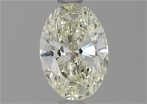 Picture of Natural Diamond 0.90 Carats, Oval with  Cut, K Color, SI1 Clarity and Certified by GIA