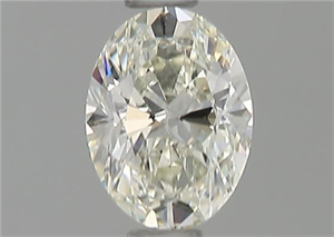 Picture of Natural Diamond 0.55 Carats, Oval with  Cut, K Color, VS2 Clarity and Certified by GIA