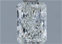 Natural Diamond 0.53 Carats, Radiant with  Cut, H Color, IF Clarity and Certified by GIA