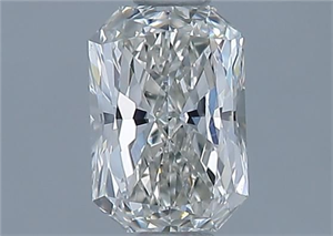 Picture of Natural Diamond 0.51 Carats, Radiant with  Cut, I Color, VS1 Clarity and Certified by GIA