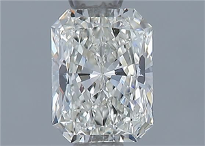 Picture of Natural Diamond 0.50 Carats, Radiant with  Cut, J Color, VVS1 Clarity and Certified by GIA