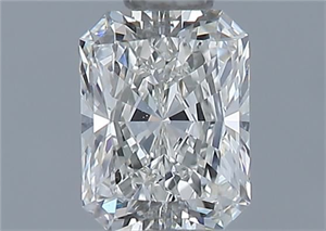 Picture of Natural Diamond 0.50 Carats, Radiant with  Cut, H Color, VVS1 Clarity and Certified by GIA