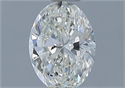 Natural Diamond 0.51 Carats, Oval with  Cut, I Color, VVS2 Clarity and Certified by GIA