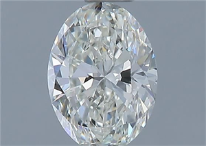 Picture of Natural Diamond 0.51 Carats, Oval with  Cut, I Color, VVS2 Clarity and Certified by GIA