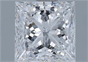 Natural Diamond 1.01 Carats, Princess with  Cut, E Color, VS2 Clarity and Certified by GIA